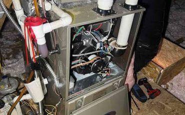 furnace blowing coild air