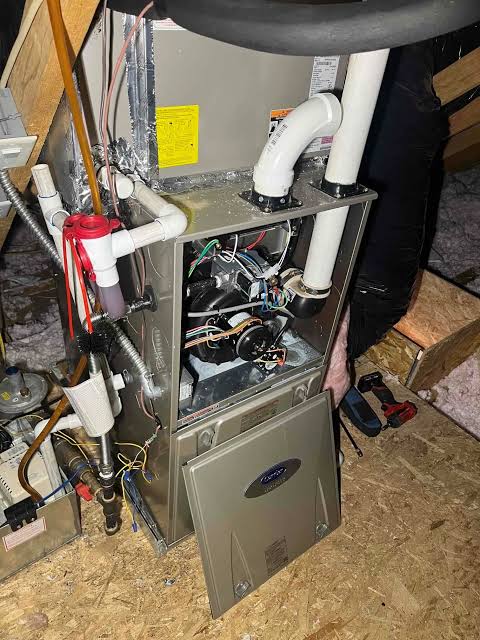 furnace blowing coild air